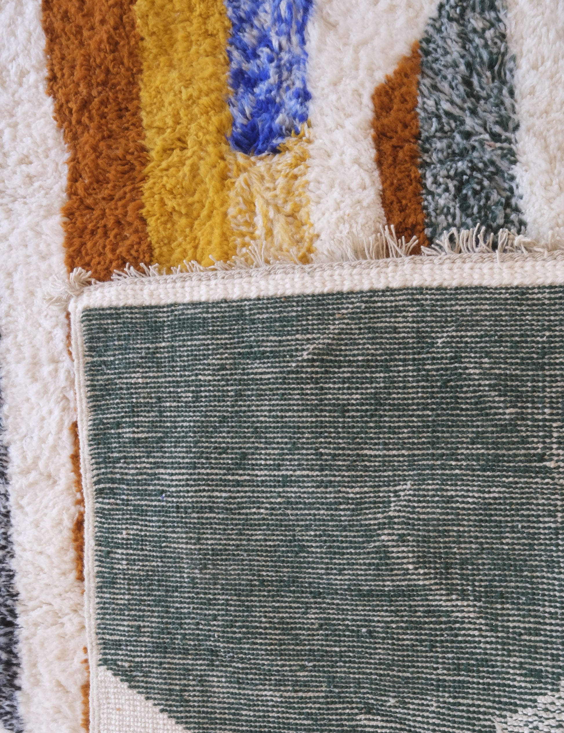 Moroccan Square Boujad Wool Rug 11.2 x 11.1 ft / 340 x 340 cm - Surcoma