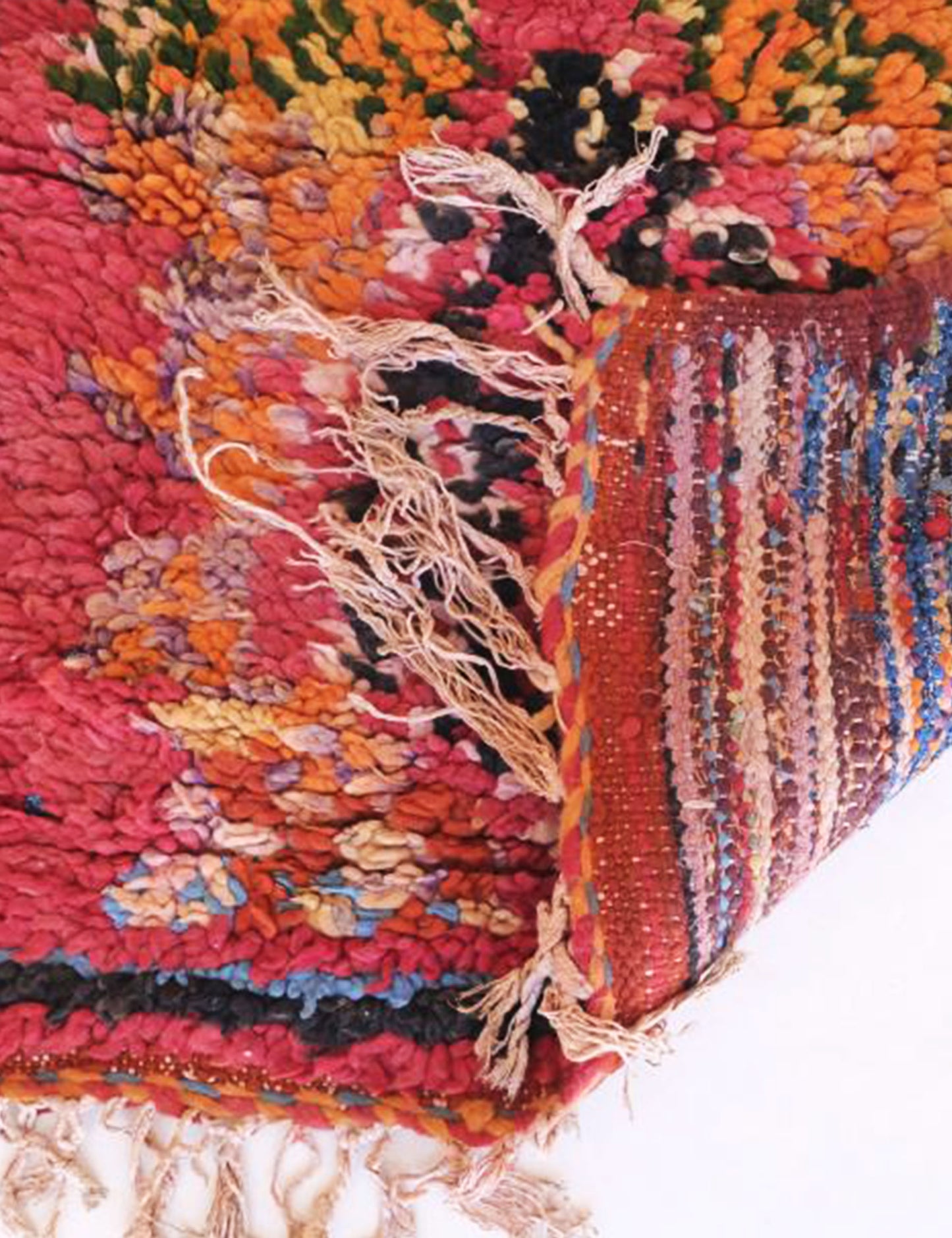 Colorful Narrow Runner Rug  8.5 x 2.4 ft / 258 x 76 cm