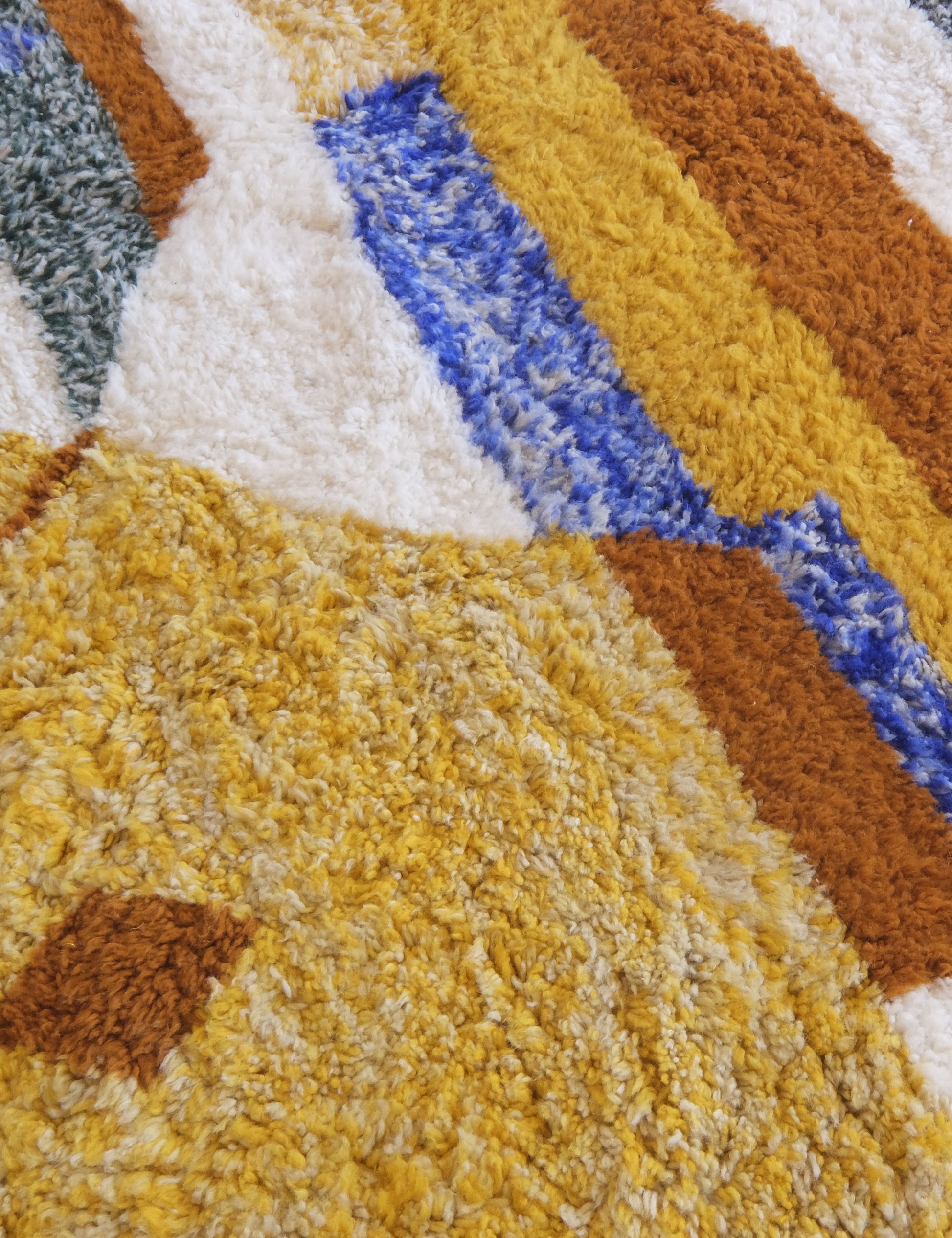 Moroccan Square Boujad Wool Rug 11.2 x 11.1 ft / 340 x 340 cm - Surcoma