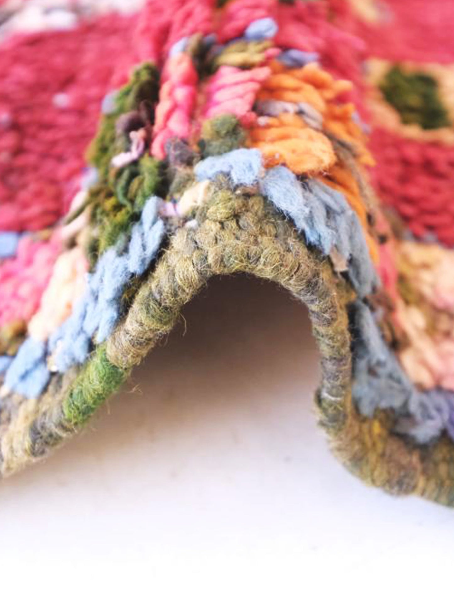 Colorful Narrow Runner Rug  8.5 x 2.4 ft / 258 x 76 cm