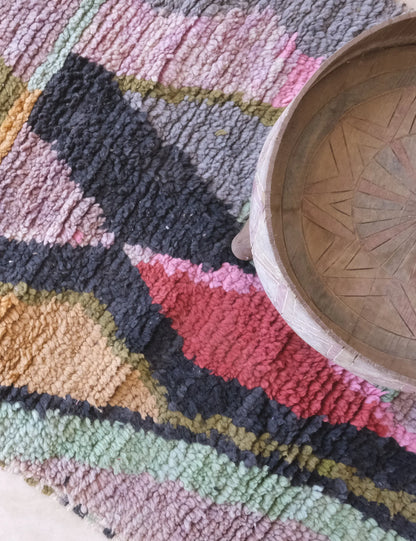 Colorful Moroccan Hallway Rug 10.3 x 2.9 ft / 313 x 91 cm - Surcoma