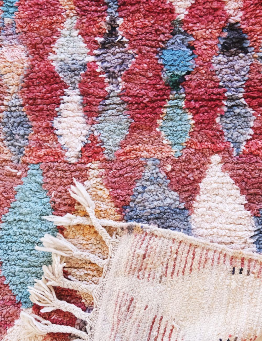 Long Narrow Rug 12.8 x 2.8 ft / 390 x 88 cm