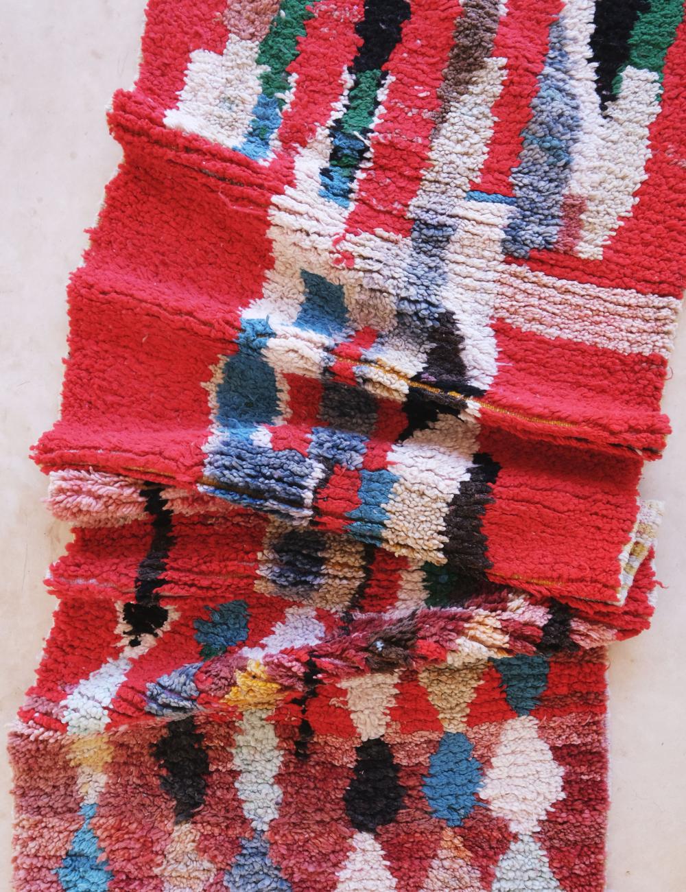 Long Narrow Rug 12.8 x 2.8 ft / 390 x 88 cm