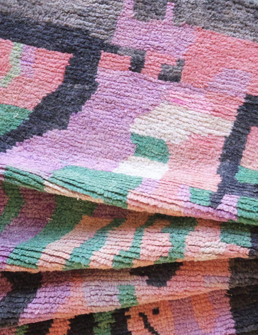 Pastel Geometric Rug 9.7 x 6.3 ft / 296 x 194 cm