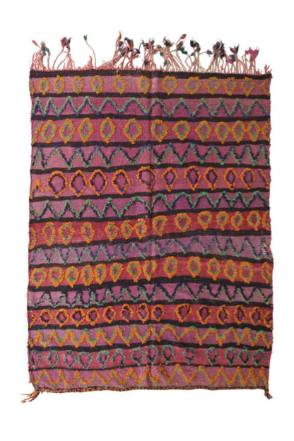 Colorful Flatweave Rug 6.7 x 5.5 ft / 205 x 168 cm - Surcoma