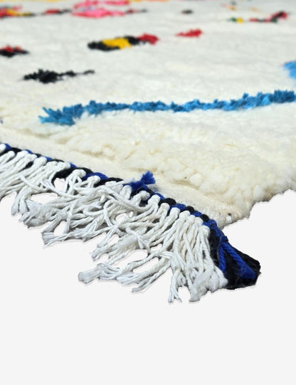 Artistic Azilal Berber Wool Rug 8.4 x 5 ft / 255 x 153 cm