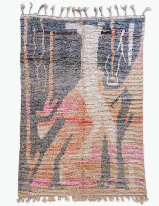 Artistic Moroccan Carpet 9.8 x 6.4 ft / 298 x 196 cm