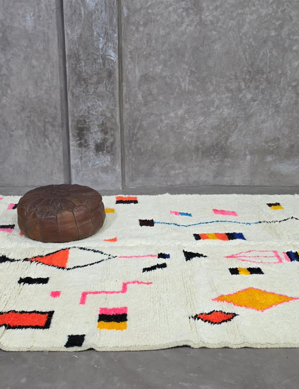 Authentic Azilal Colorful Rug 9.8 x 6.5 ft / 300 x 200 cm