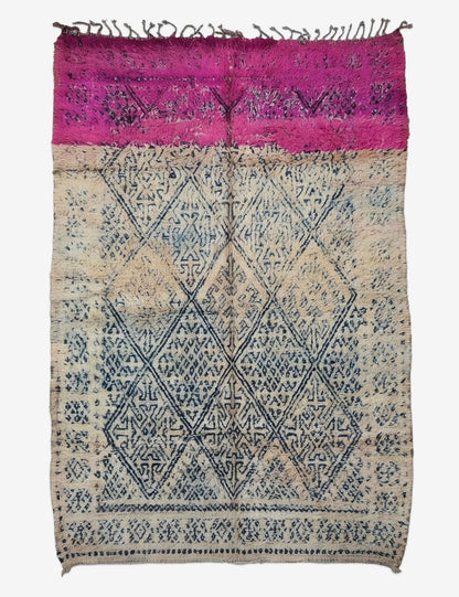 Vintage Moroccan Beni MGuild Rug 10.6 x 6.6 ft / 323 x 203 cm