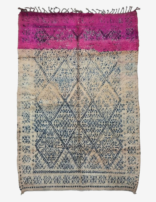 Vintage Moroccan Beni MGuild Rug 10.6 x 6.6 ft / 323 x 203 cm