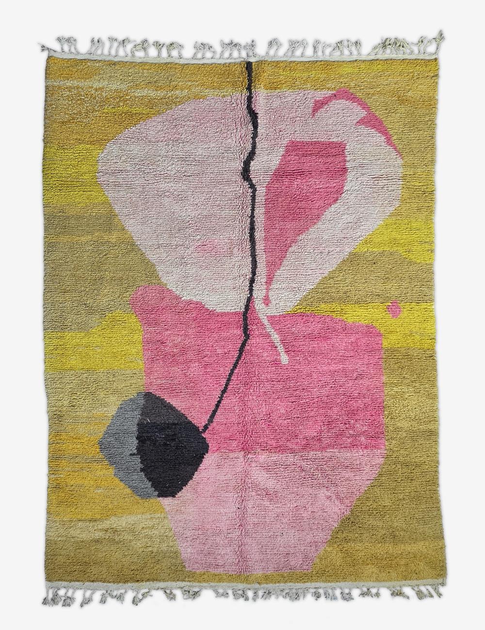 Contemporary Moroccan Boujad Rug 13.5 x 9.35 ft / 410 x 285 cm