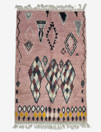 Dusty Pink Boujad Rug 9.8 x 6.23 ft / 300 x 190 cm