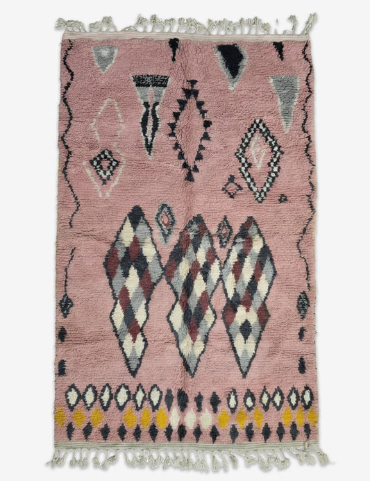 Dusty Pink Boujad Rug 9.8 x 6.23 ft / 300 x 190 cm