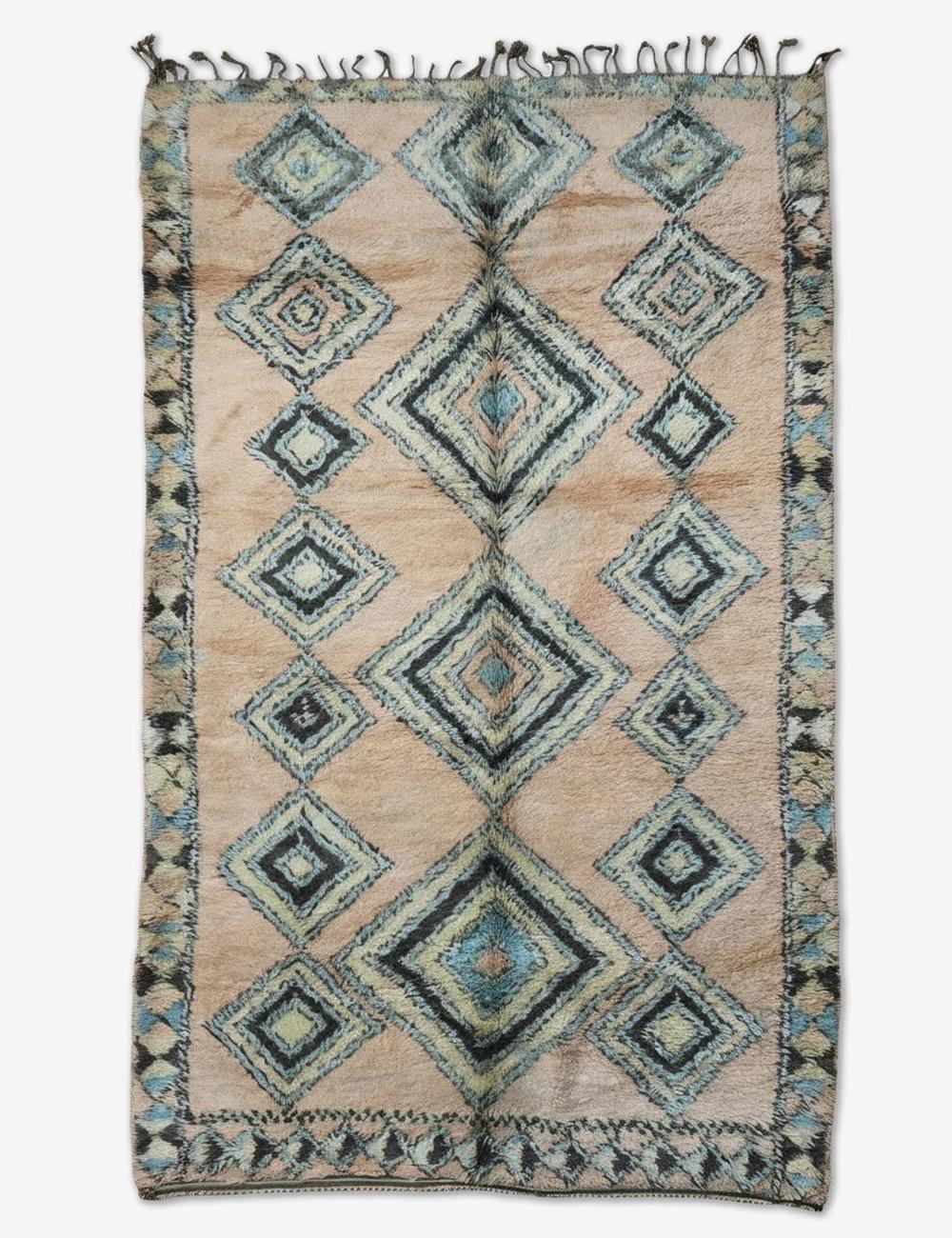 Vintage Peach Boujad Rug 12 x 7.09 ft / 366 x 216 cm