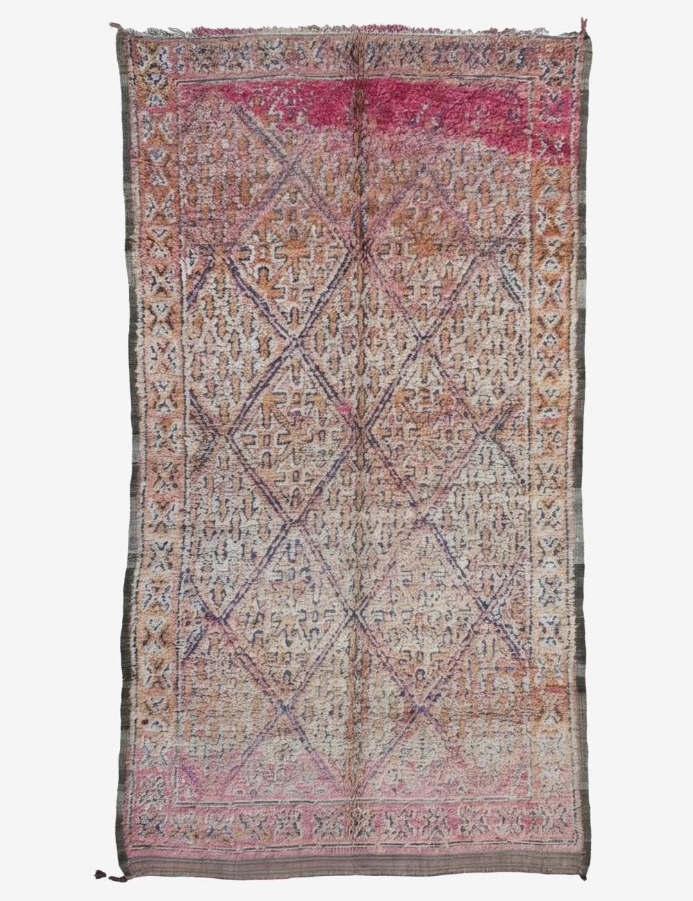 Vintage Beni M'Guild Rug  10.6 x 5.74 ft / 323 x 175 cm