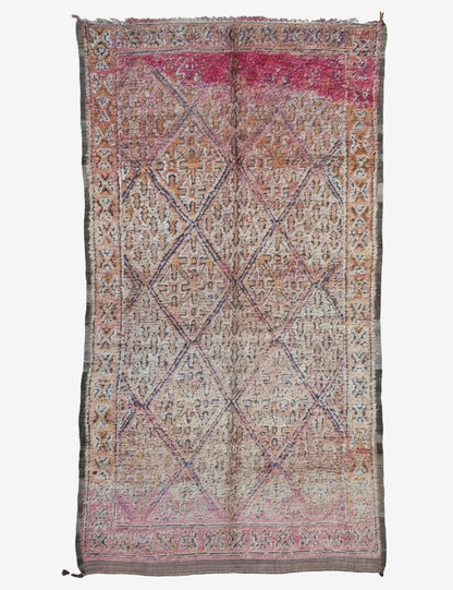 Vintage Beni M'Guild Rug  10.6 x 5.74 ft / 323 x 175 cm