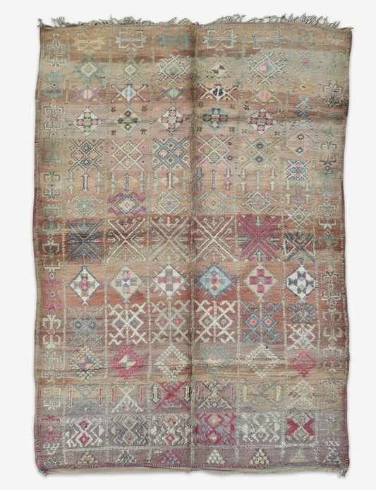 Vintage Wool Area Rug 11 x 7.1 ft / 335 x 218 cm