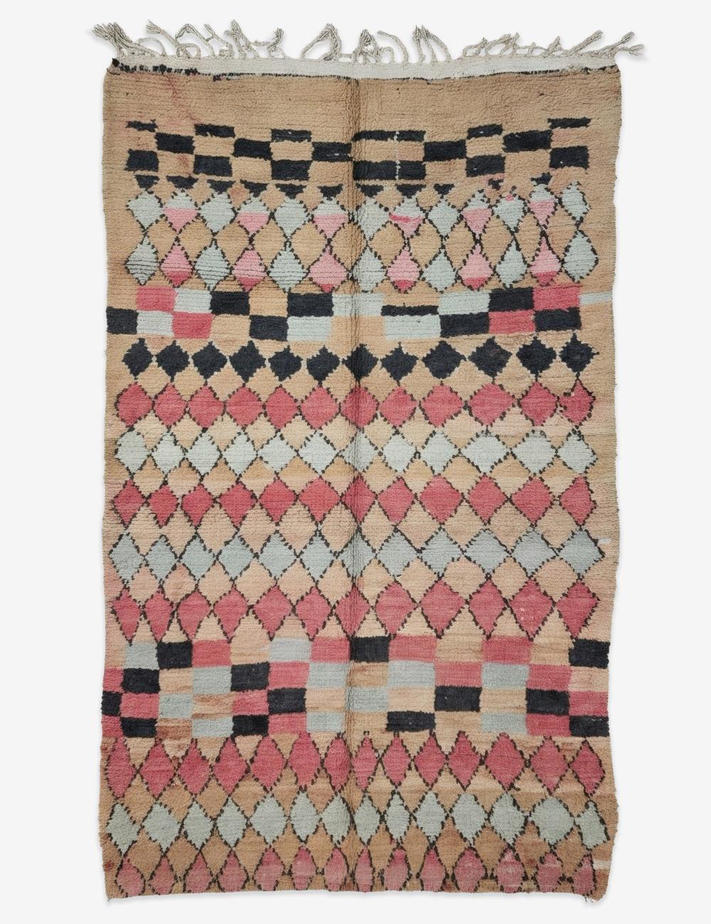 Handmade Moroccan Vintage Rug 9.6 x 5.9 ft / 294 x 182 cm