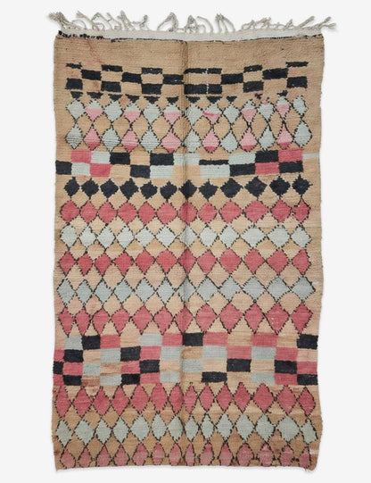 Handmade Moroccan Vintage Rug 9.6 x 5.9 ft / 294 x 182 cm