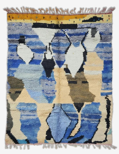 Abstract Moroccan Rug 8.5 x 6.9 ft / 260 x 212 cm