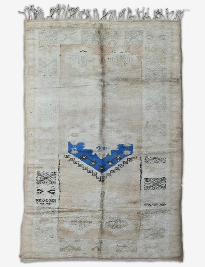 Faded Vintage Moroccan Rug 8.6 x 7.3 ft / 262 x 224 cm