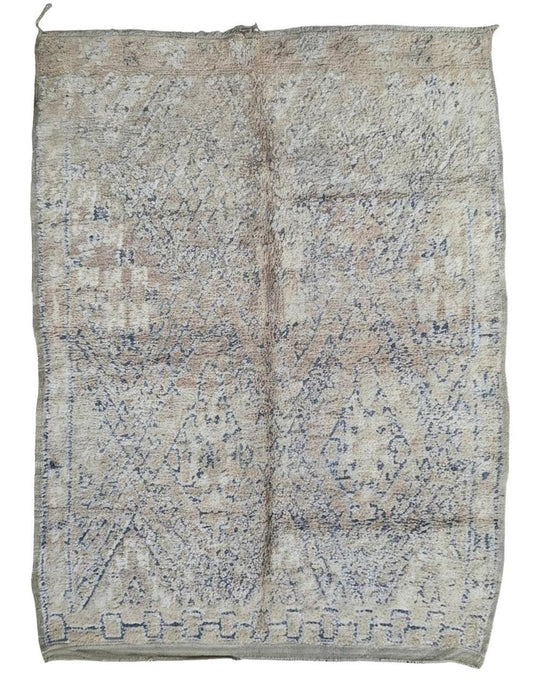 Handwoven Wool Rug with Faded Tribal Motifs  9.8 x 7.15 ft / 300 x 218 cm