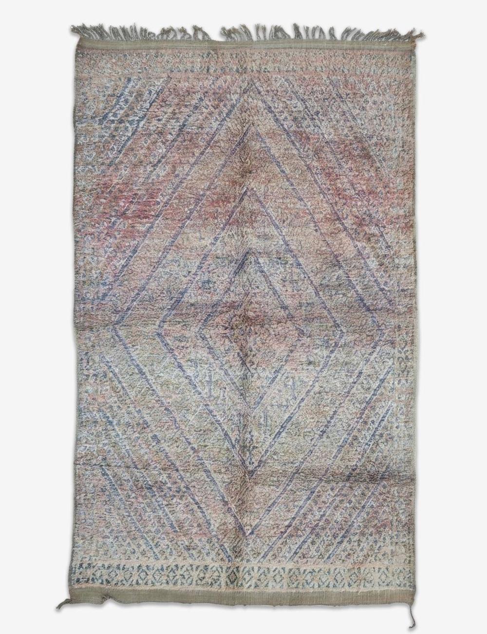 Vintage Beni M'Guild Rug 10 x 6.2 ft / 304 x 189 cm