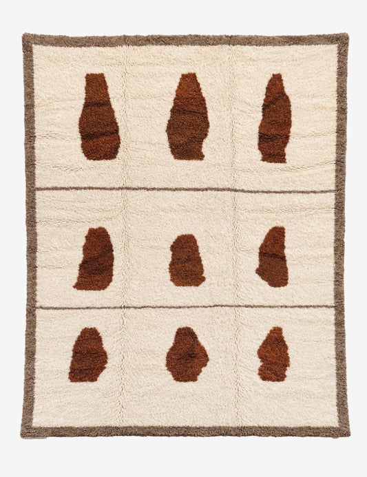 Custom Beni Mrirt Moroccan Wool Rug