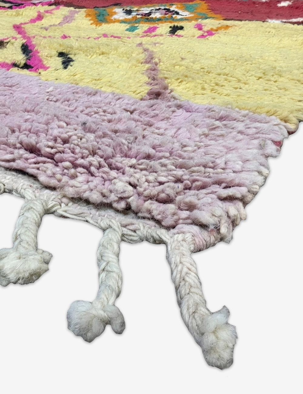 Colorful Geometric Boujad Rug 8.9 x 6.14 ft / 270 x 187 cm