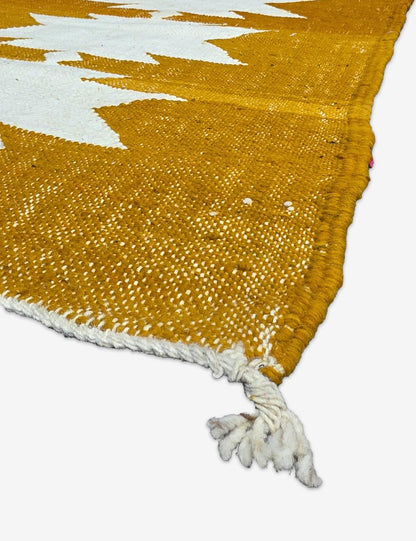 Copper and Ivory Boujad Runner 8.9 x 3.12 ft / 270 x 95 cm