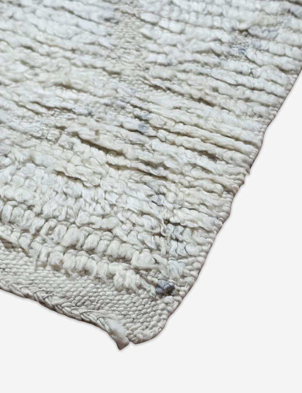 Authentic Beige and Gray Vintage Azilal 5.7 x 2.4 ft / 174 x 73 cm