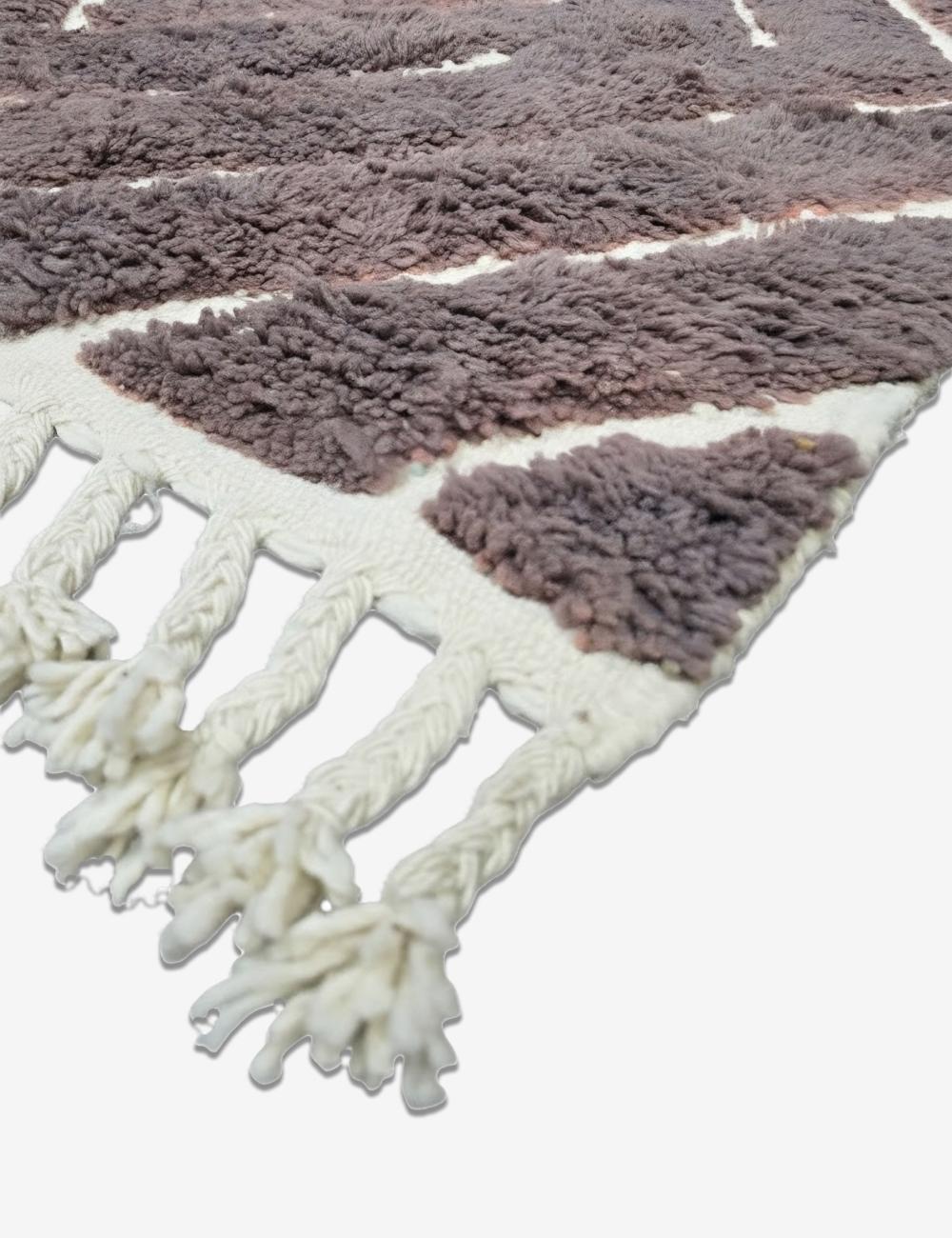 Contemporary Berber Taupe Rug 9.1 x 8.4 ft / 278 x 257 cm