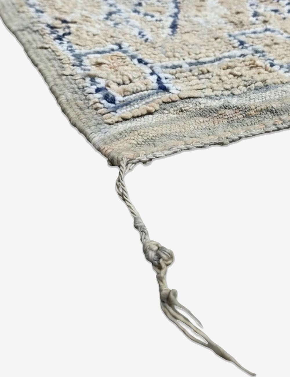 Handwoven Wool Rug with Faded Tribal Motifs  9.8 x 7.15 ft / 300 x 218 cm