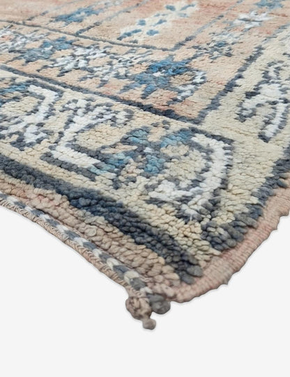 Coral Handwoven Medallion Rug 11 x 6.9 ft / 334 x 212 cm