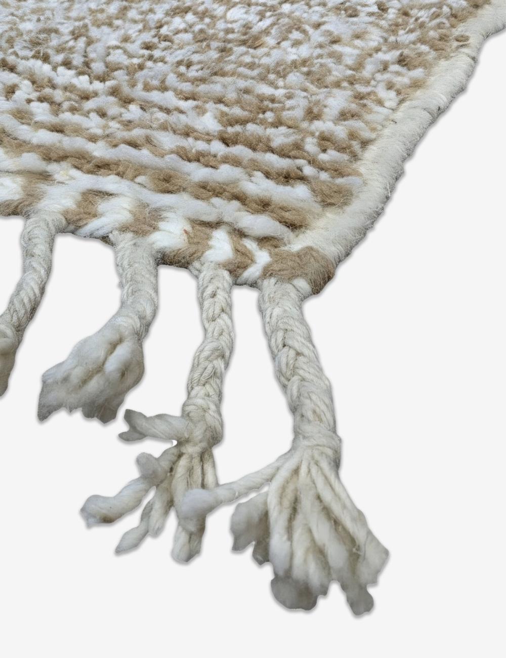 Green Geometric Boujad Wool Rug 10 x 8.1 ft / 306 x 247 cm