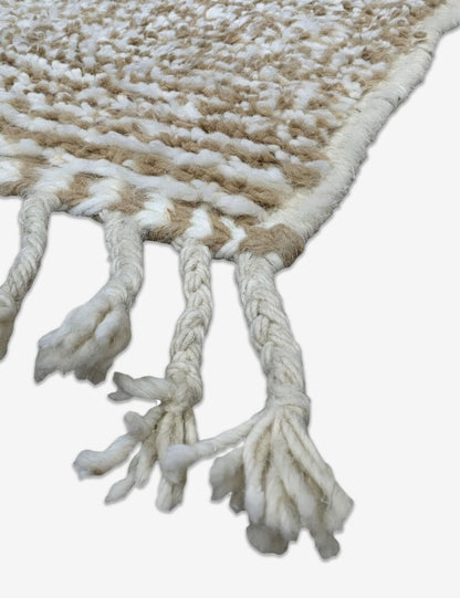 Green Geometric Boujad Wool Rug 10 x 8.1 ft / 306 x 247 cm