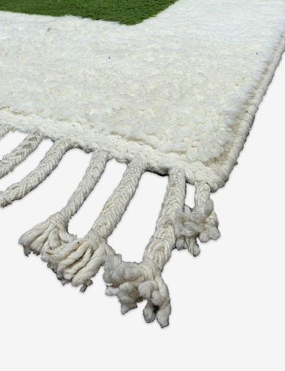 Ivory Custom Boujad Rug – Handmade Polka Dot Moroccan Wool Rug