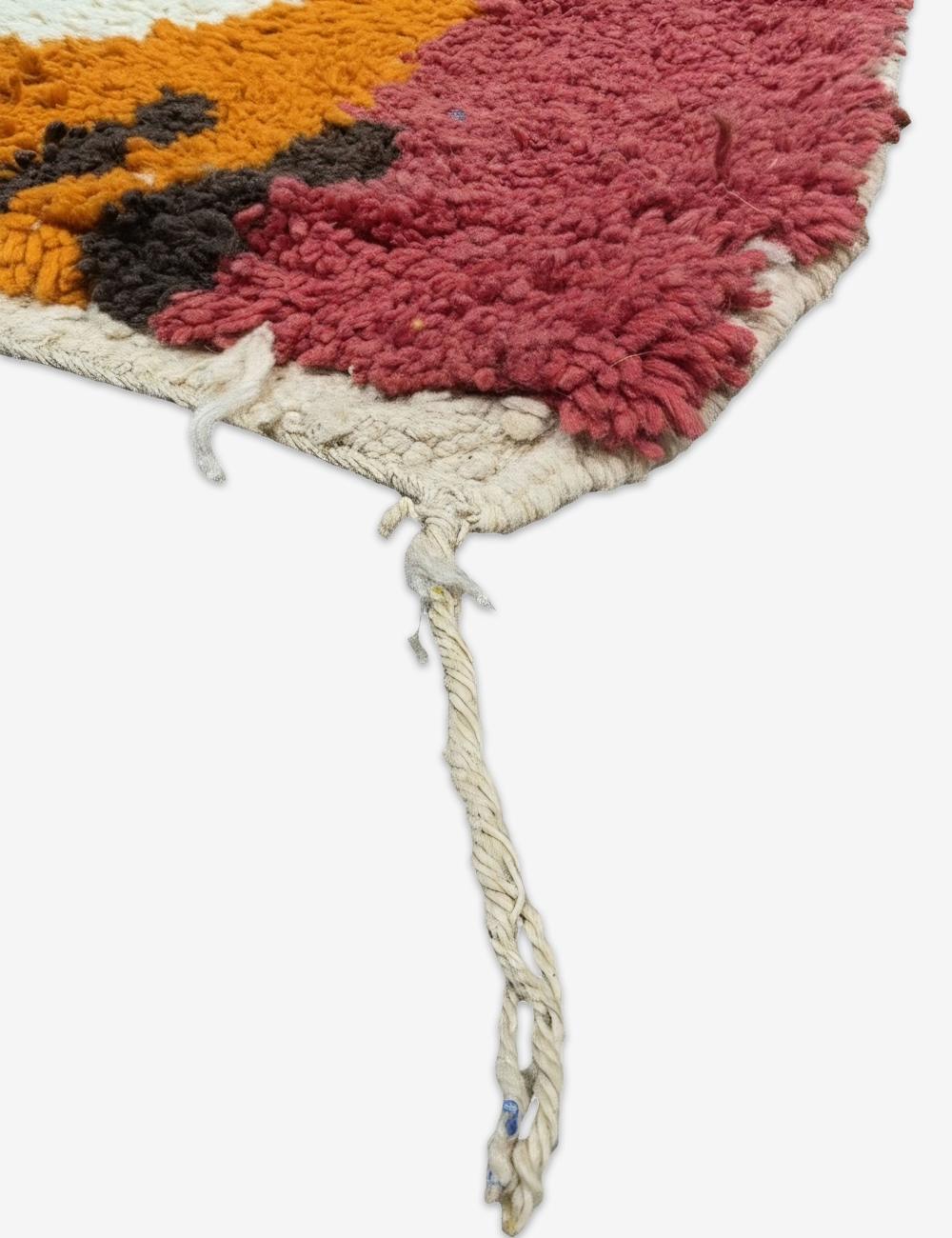 Colorful Wool Moroccan Rug  8.6 x 6.79 ft / 261 x 207 cm