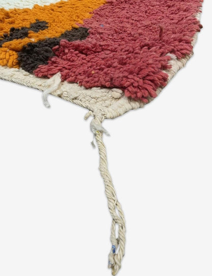 Colorful Wool Moroccan Rug  8.6 x 6.79 ft / 261 x 207 cm