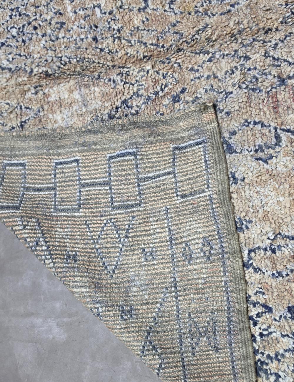 Handwoven Wool Rug with Faded Tribal Motifs  9.8 x 7.15 ft / 300 x 218 cm