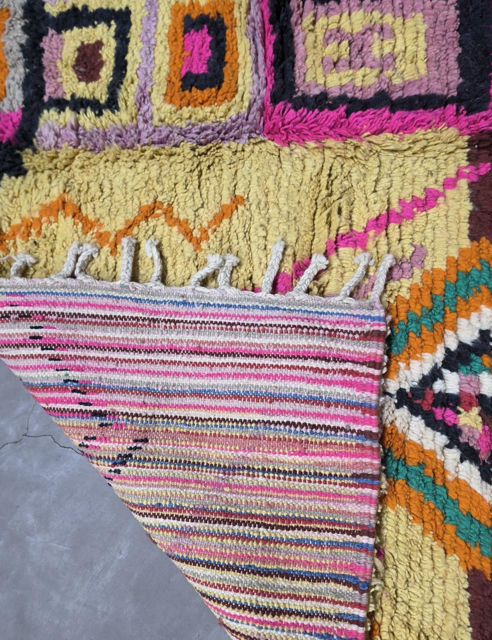 Colorful Geometric Boujad Rug 8.9 x 6.14 ft / 270 x 187 cm