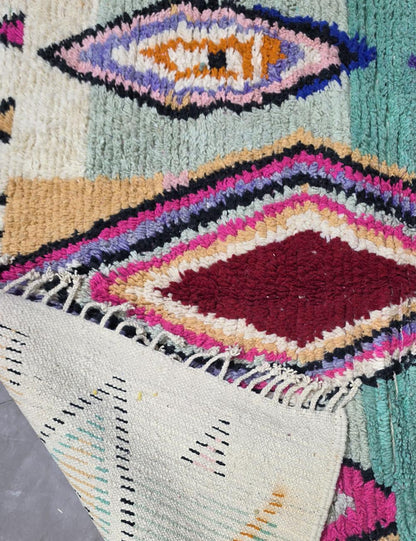 Eclectic Moroccan Rug 9.4 x 6.1 ft / 287 x 187 cm