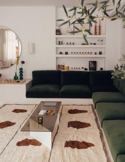 Custom Beni Mrirt Moroccan Wool Rug