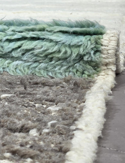 Modern Color Block Moroccan Rug 13.1 x 10.01 ft / 400 x 305 cm