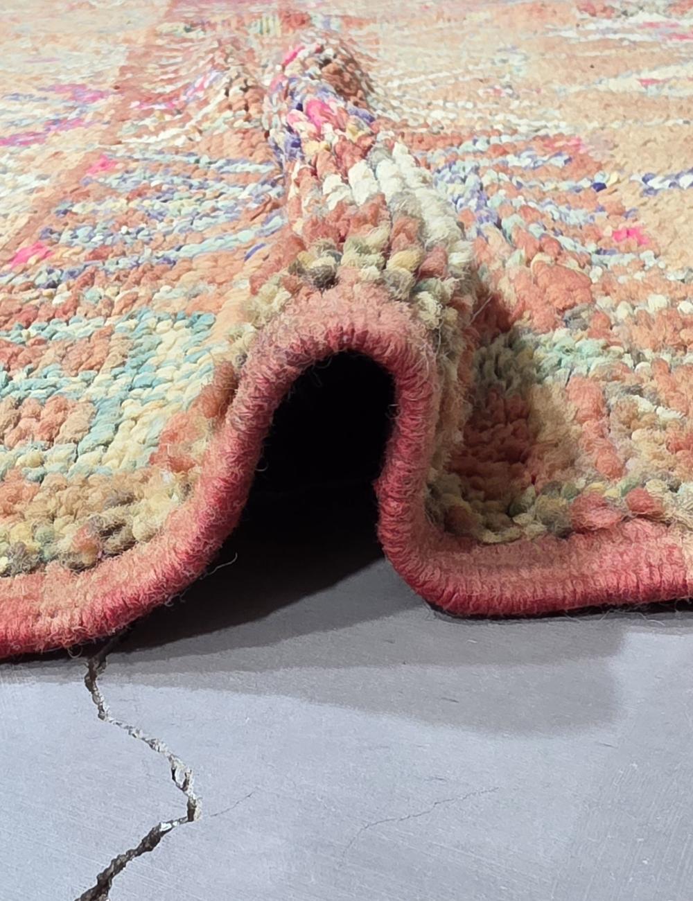 Vintage Wool Area Rug 11 x 7.1 ft / 335 x 218 cm