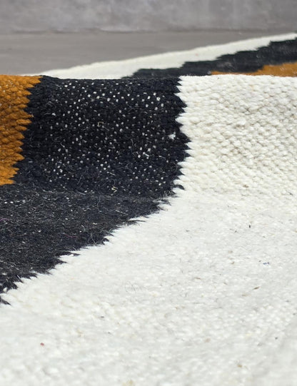 Flatwoven Wool Boujad Runner 20.1 x 2.62 ft / 613 x 80 cm