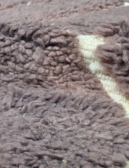 Contemporary Berber Taupe Rug 9.1 x 8.4 ft / 278 x 257 cm