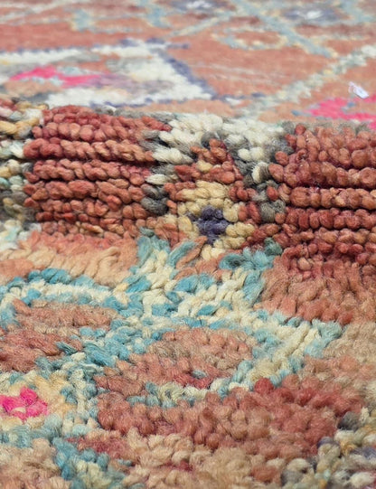 Vintage Wool Area Rug 11 x 7.1 ft / 335 x 218 cm