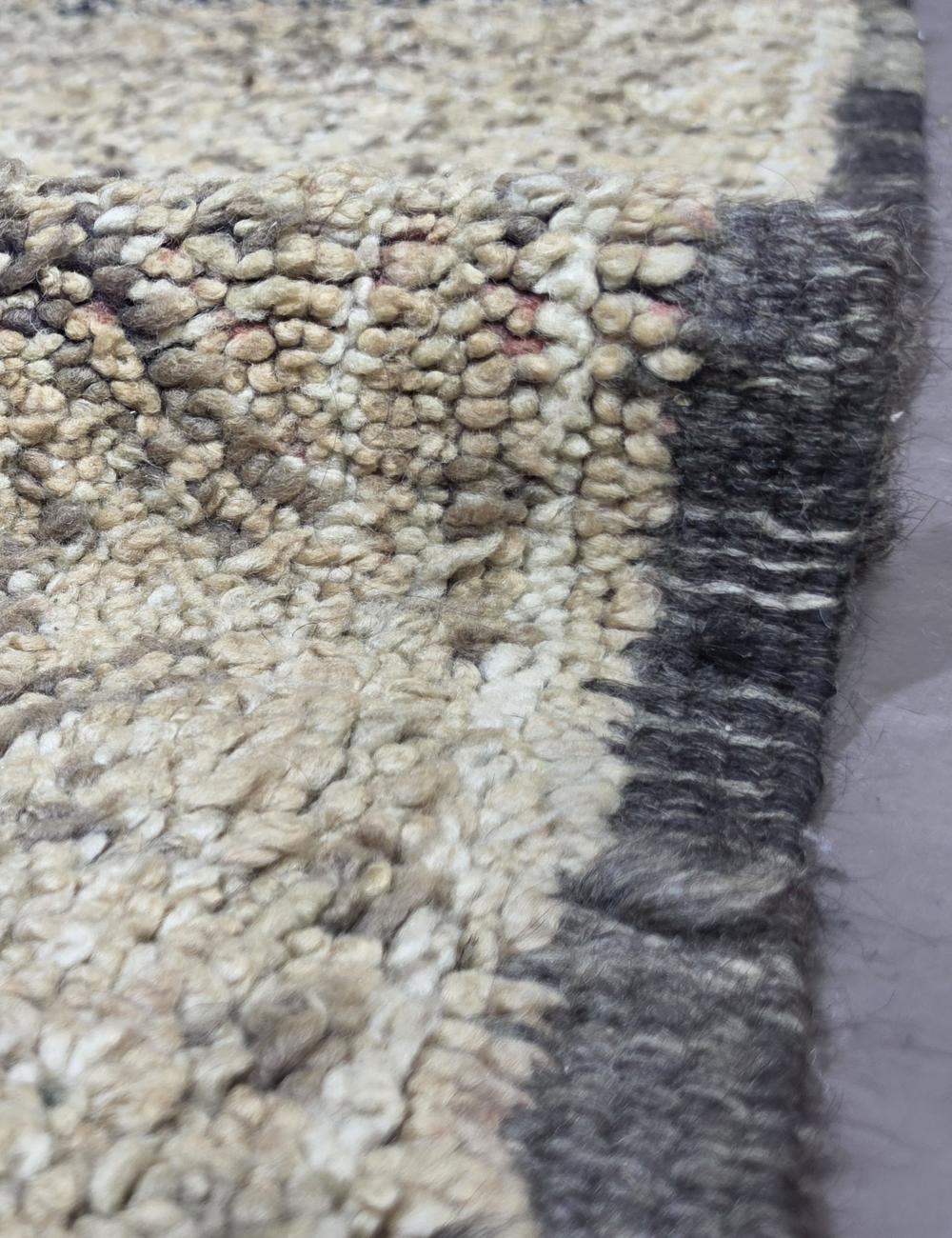 Vintage Beni M'Guild Wool Diamond Rug 11.7 x 6.23 ft / 358 x 190 cm