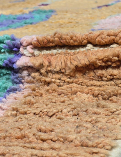 Earth Tone Botanical Boujad Rug 9.3 x 5.84 ft / 284 x 178 cm